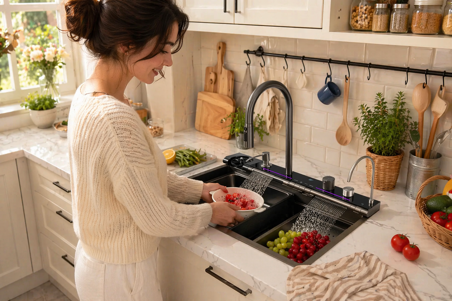 Modern banyo armatürü