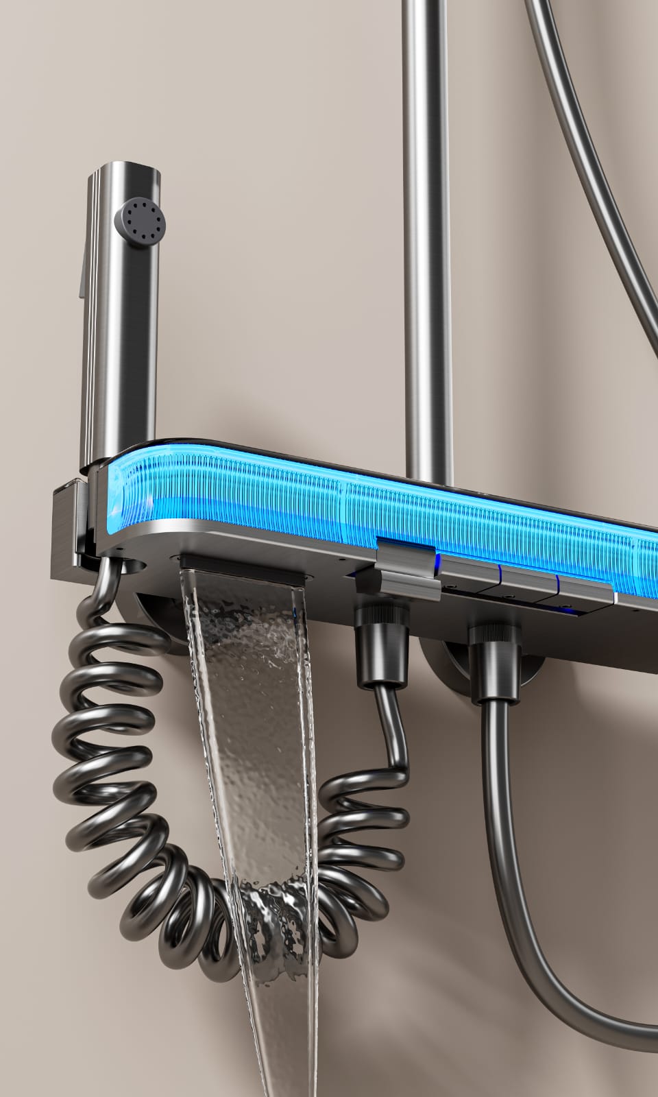 Dijital Akıllı Duş Seti Duş Seti Model 4230