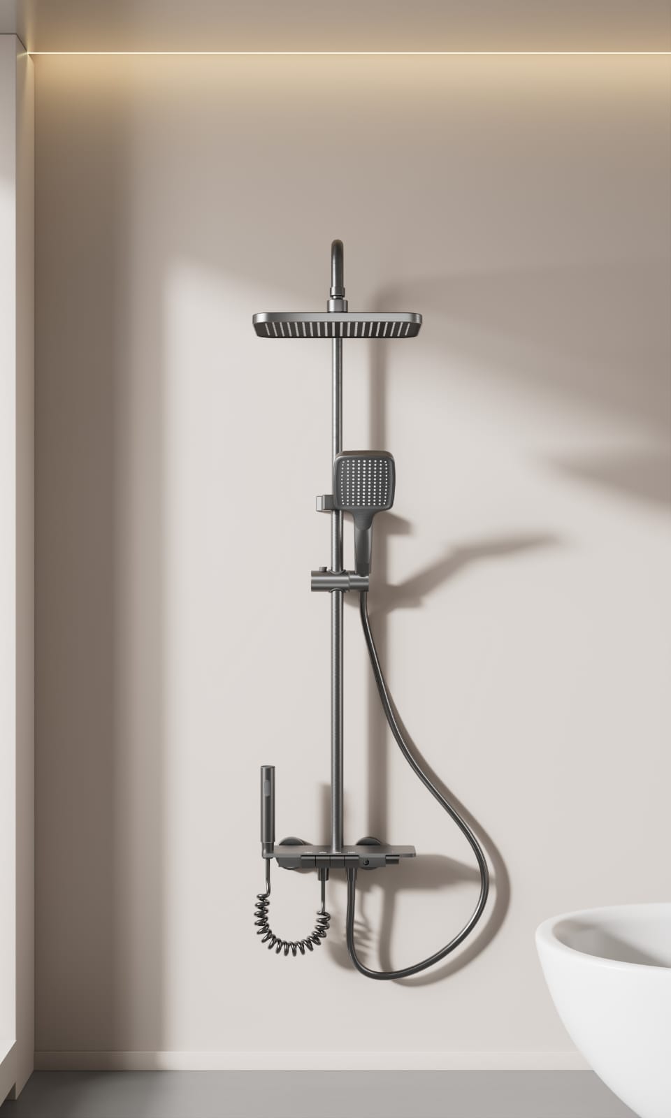 Dijital Akıllı Duş Seti Duş Seti Model 8805