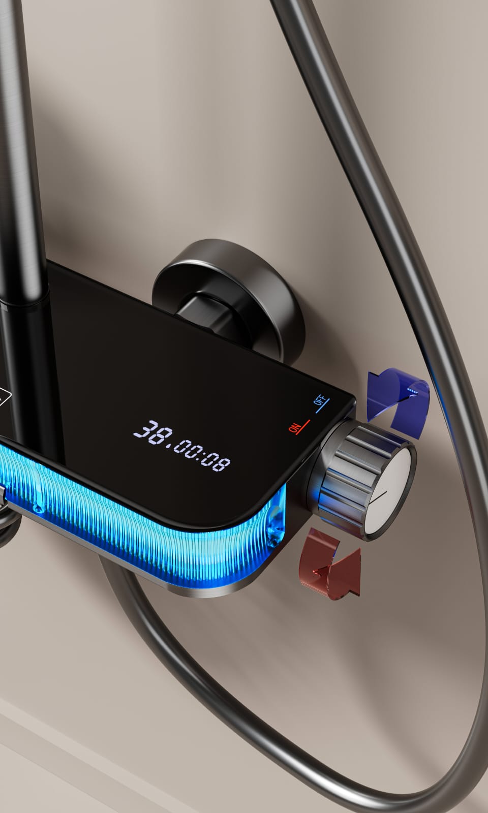 Dijital Akıllı Duş Seti Duş Seti Model 4230