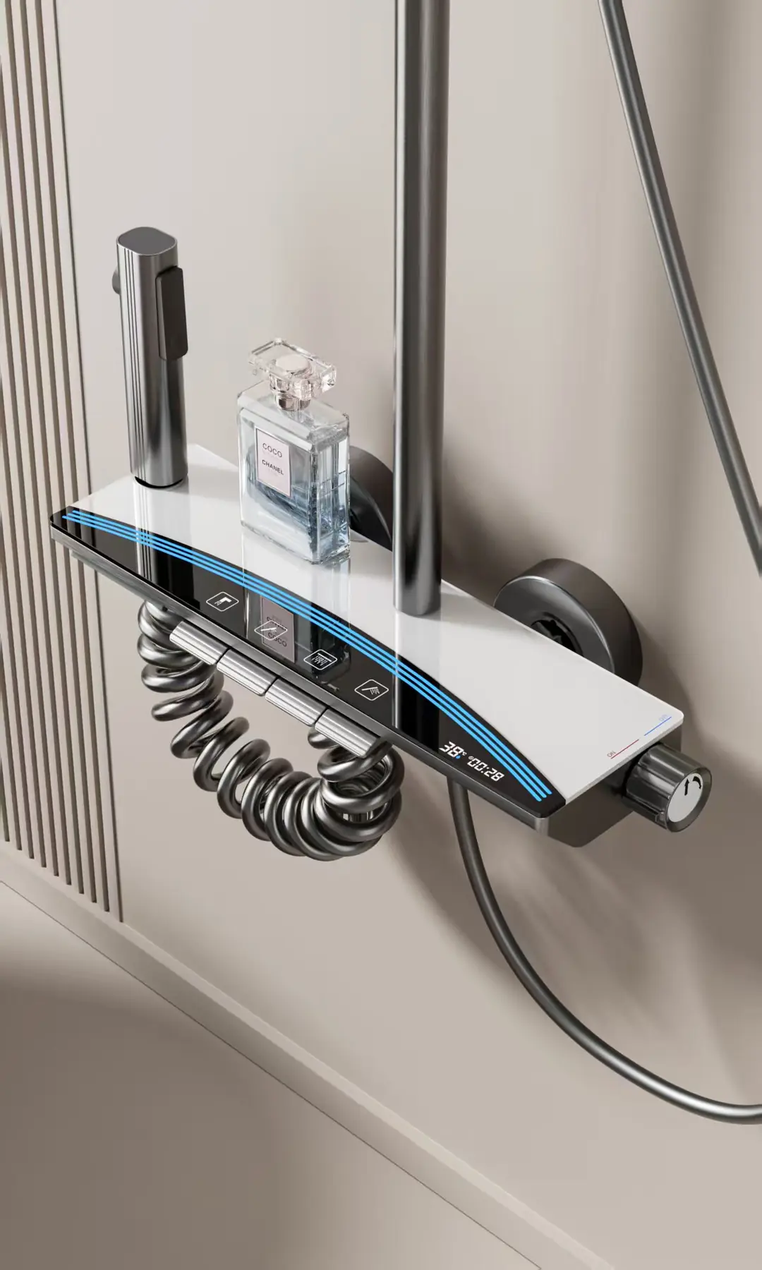 Dijital Akıllı Duş Seti Duş Seti Model 4139