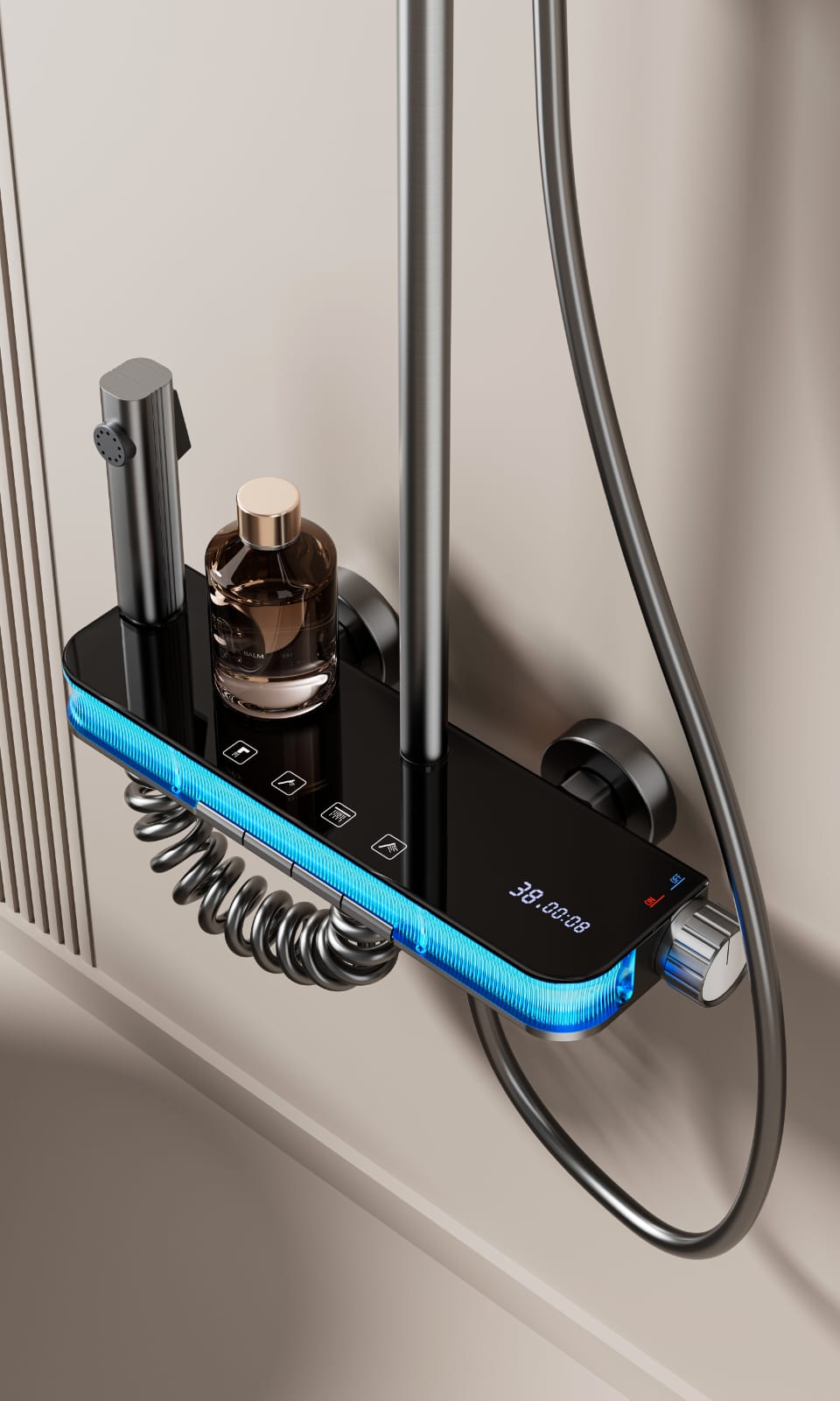 Dijital Akıllı Duş Seti Duş Seti Model 4230